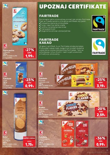 Katalog Kaufland - Kaufland - Ti si naš broj 1 vrijedi od 21.10. do 27.10. - stranica 11