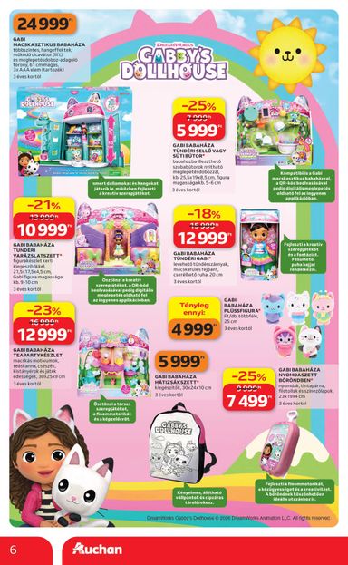 Akciós újság Auchan - Auchan Hipermarket érvényes 10.22.-tól 11.25.-ig - 6 oldal