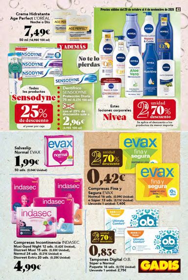 Folleto Gadis - Gadis del 29/10 al 04/11 - página 43