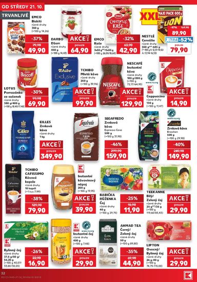 Leták Kaufland - Kaufland - Praha 4 od 21.10. do 27.10. - strana 32