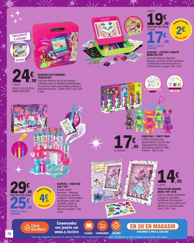 Catalogue E.Leclerc - E.Leclerc - Jouets de Noël valable dès le 20/10 au 05/12 - page 78