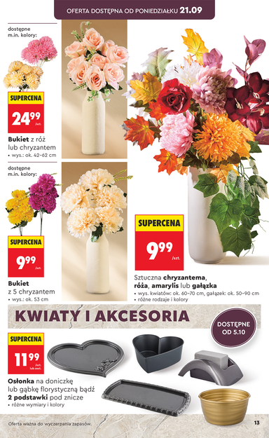 Leták Biedronka - Biedronka - Znicze od 21.09. do 31.10. - strana 13