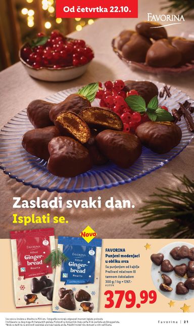 Katalog Lidl - Lidl - Favorina od 22.10 do 31.12 - strana 21