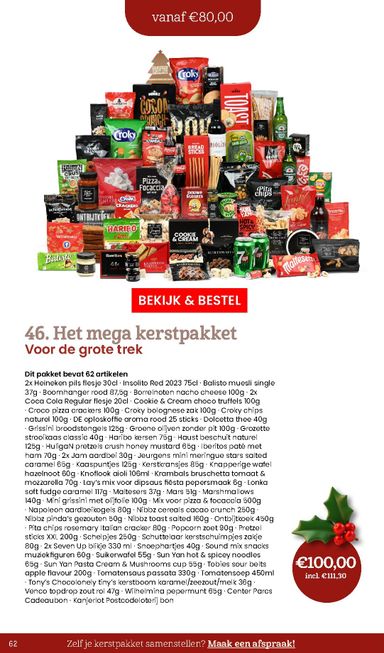 Folder Makro - Makro - Kerstpaketten catalogus van 20-10 tot 31-12 - side 62