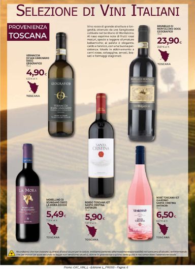 Volantino Coop - Coop - Selezione di Vini Italiani valido dal 22/10 al 18/11 - pagina 6