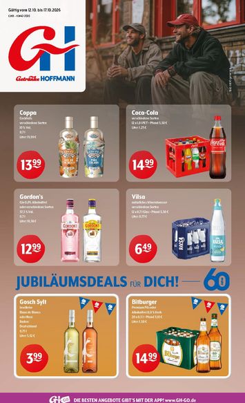 Prospekt Getränke Hoffmann - Getränke Hoffmann gültig ab 12.10. bis 17.10. - seite 1