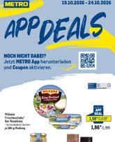 Metro - App Deals-Prospekt gültig ab Montag 19.10.2026