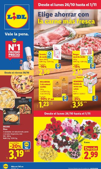 Folleto Lidl - Lidl del 26/10 al 01/11 - página 1