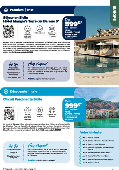 Catalogue Carrefour Market - Carrefour Market - Voyages valable dès le 22/01 au 31/12 - page 11