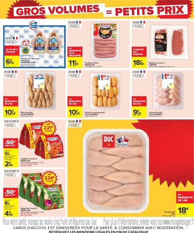 Catalogue Carrefour - Carrefour - Gros Volumes = Petits Prix valable dès le 22/10 au 09/11 - page 11