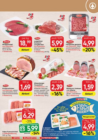 SPAR-Flugblatt - SPAR gültig ab 22.10. bis 04.11. - seite 7