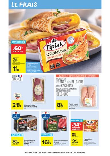 Catalogue Carrefour Market - Carrefour Market valable dès le 27/10 au 08/11 - page 26