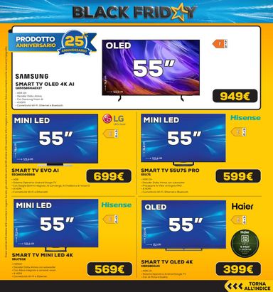 Volantino Euronics - Euronics - Black Friday Anteprima valido dal 29/10 al 11/11 - pagina 22