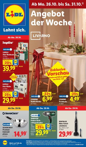 Prospekt Lidl - Lidl - Nonfood gültig ab 26.10. bis 31.10. - seite 1