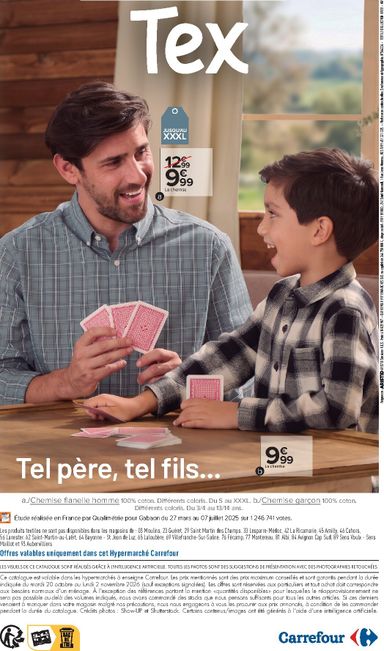 Catalogue Carrefour - Carrefour - Tex Catalogue Hiver valable dès le 20/10 au 02/11 - page 17