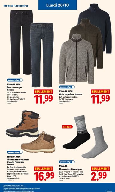 Catalogue Lidl - Lidl valable dès le 22/10 au 28/10 - page 61