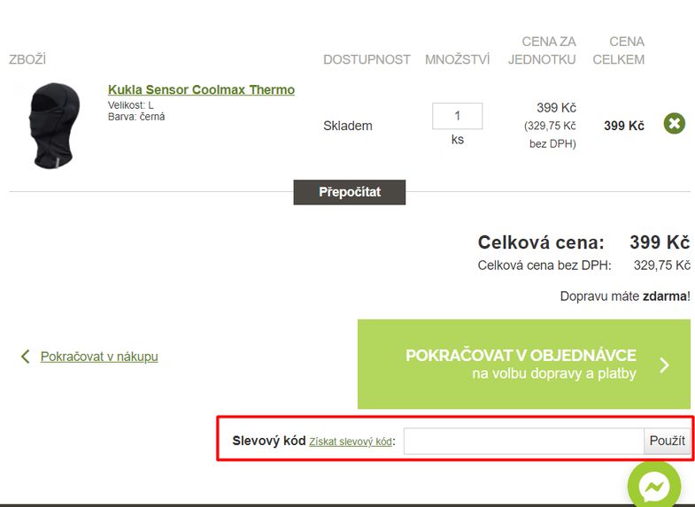 slevový kupón 4camping