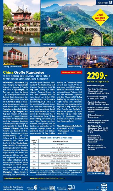 Lidl-Flugblatt - Lidl - Reise-Highlights gültig ab 14.10. bis 15.11. - seite 21