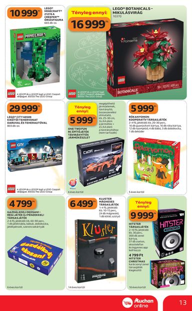 Akciós újság Auchan - Auchan szupermarket érvényes 10.22.-tól 10.28.-ig - 13 oldal