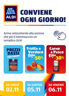 Volantini ALDI da lunedì 02/11