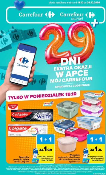 Gazetka Carrefour - Carrefour - Extra Okazje od 19.10. do 24.10. - strona 1