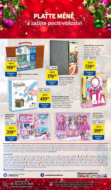 Leták Tesco - Tesco - Vánoční katalog hraček od 26.10. do 17.11. - strana 20