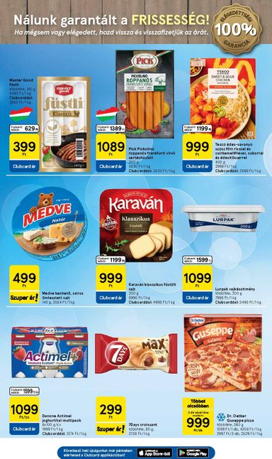 Akciós újság Tesco - Tesco szupermarket érvényes 10.21.-tól 10.28.-ig - 3 oldal