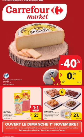 Folder Carrefour - Carrefour Market van 28/10 tot 03/11 - side 1
