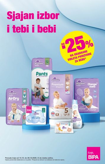 Katalog BIPA - BIPA vrijedi od 15.10. do 28.10. - stranica 1