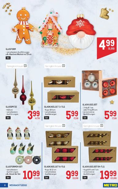 METRO-Flugblatt - Metro - Weihnachtsdeko gültig ab 15.10. bis 24.12. - seite 8