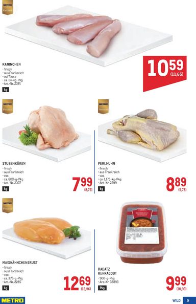 METRO-Flugblatt - Metro - Wild Spezial gültig ab 17.09. bis 25.11. - seite 9