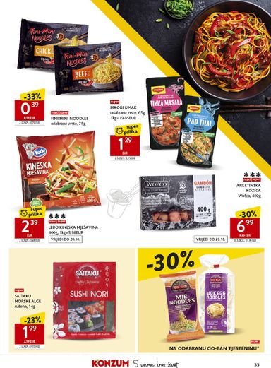 Katalog Konzum - Konzum vrijedi od 14.10. do 20.10. - stranica 33