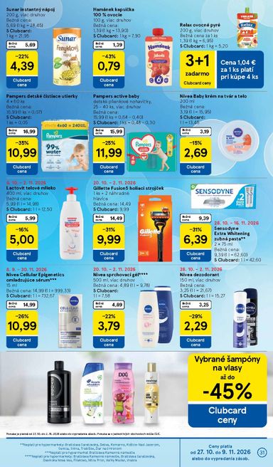 Leták Tesco - Tesco od 28.10. do 03.11. - strana 31