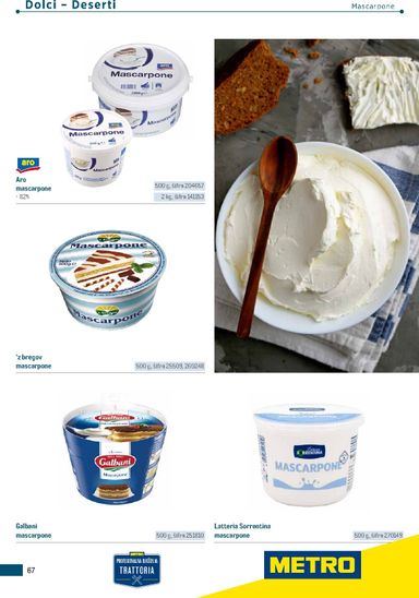 Katalog Metro - Metro - Poslovna rješenja - Trattoria vrijedi od 04.03. do 31.12. - stranica 67