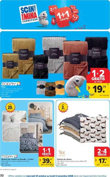 Folder Carrefour - Carrefour Hypermarchés van 21/10 tot 02/11 - side 32