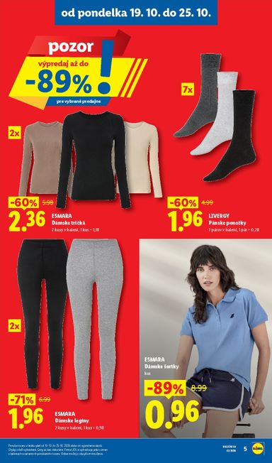Leták Lidl - Lidl - Ešte viac extra akcií od 19.10. do 25.10. - strana 5