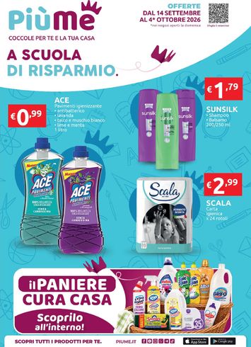 Volantino Piùme - Piùme - offerte valido dal 14/09 al 04/10 - pagina 1
