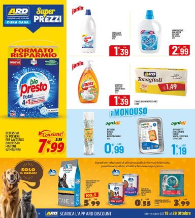 Volantino Ard Discount - Ard Discount valido dal 19/10 al 28/10 - pagina 14