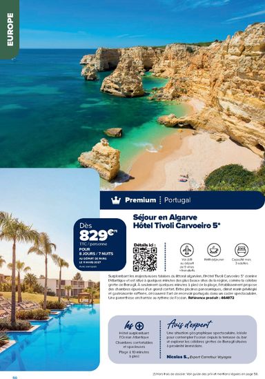 Catalogue Carrefour - Carrefour - Séjours & Circuits valable dès le 14/08 au 31/03 - page 50