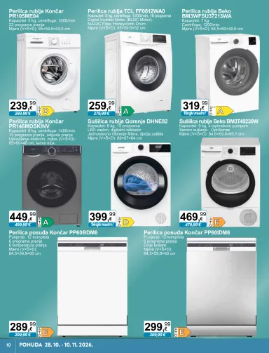 Katalog KTC - KTC - Tehnika I Posuđe Black Friday vrijedi od 28.10. do 10.11. - stranica 10