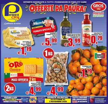 Volantino Pewex - Pewex City valido dal 23/10 al 03/11 - pagina 1