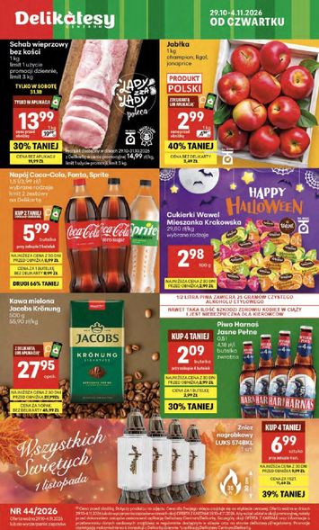 Gazetka Delikatesy Centrum - Delikatesy Centrum od 29.10. do 04.11. - strona 1