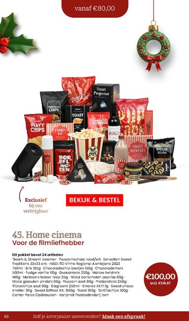 Folder Makro - Makro - Kerstpaketten catalogus van 20-10 tot 31-12 - side 60