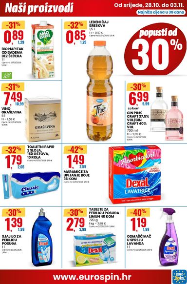 Katalog Eurospin - Eurospin vrijedi od 28.10. do 03.11. - stranica 5
