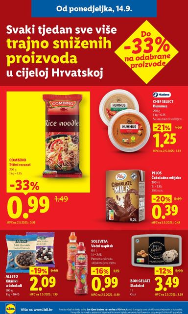 Katalog Lidl - Lidl - Svaki tjedan trajno snižene cijene vrijedi od 05.10. do 31.10. - stranica 14