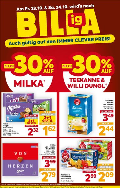 BILLA-Flugblatt - Billa gültig ab 22.10. bis 28.10. - seite 4
