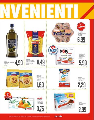 Volantino Piccolo - Piccolo valido dal 26/10 al 08/11 - pagina 3