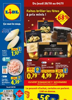Catalogue Lidl de de jeudi 29/10