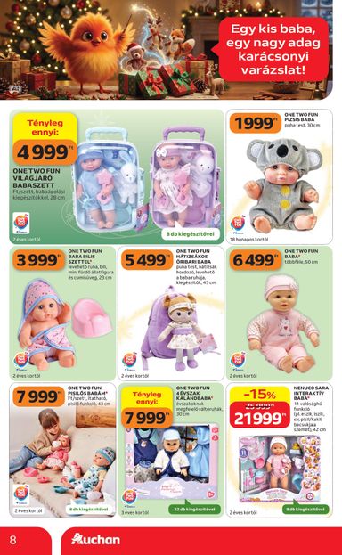 Akciós újság Auchan - Auchan Hipermarket érvényes 10.22.-tól 11.25.-ig - 8 oldal