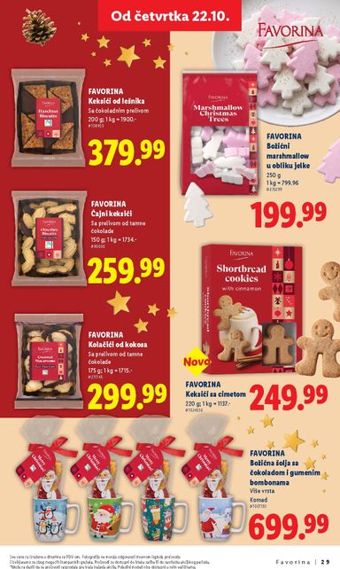 Katalog Lidl - Lidl - Favorina od 22.10 do 31.12 - strana 29